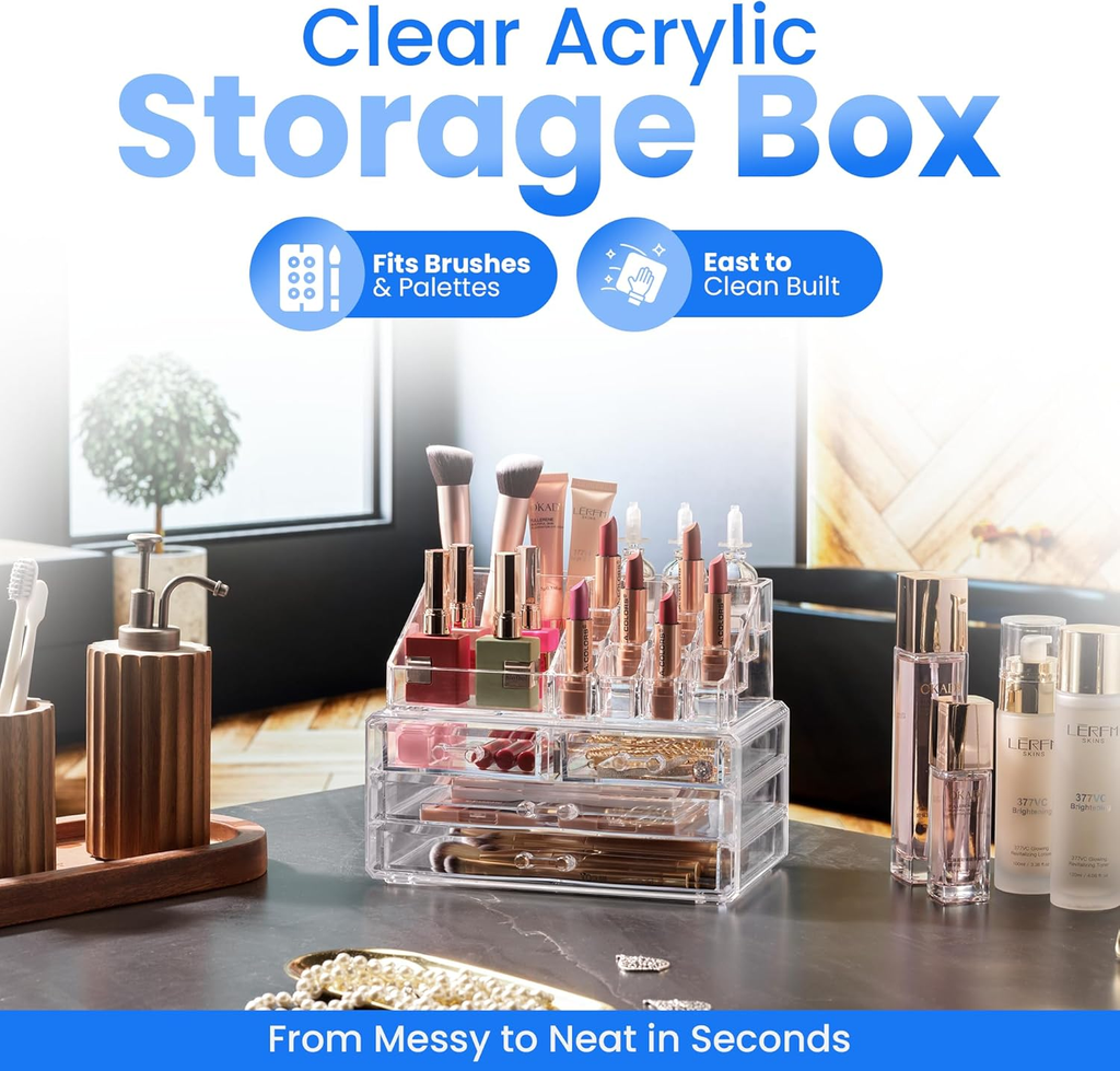 Velouria ClearSpace™ Makeup & Beauty Organizer