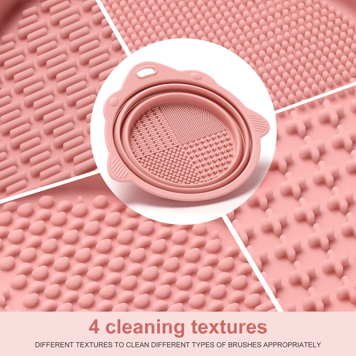 Velouria™ FlexiClean Makeup Brush Cleaner Bowl