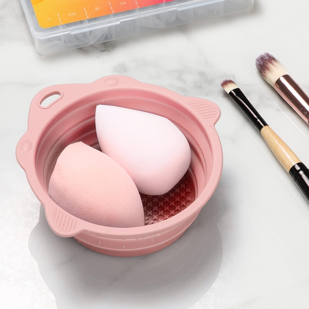 Velouria™ FlexiClean Makeup Brush Cleaner Bowl