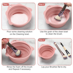 Velouria™ FlexiClean Makeup Brush Cleaner Bowl