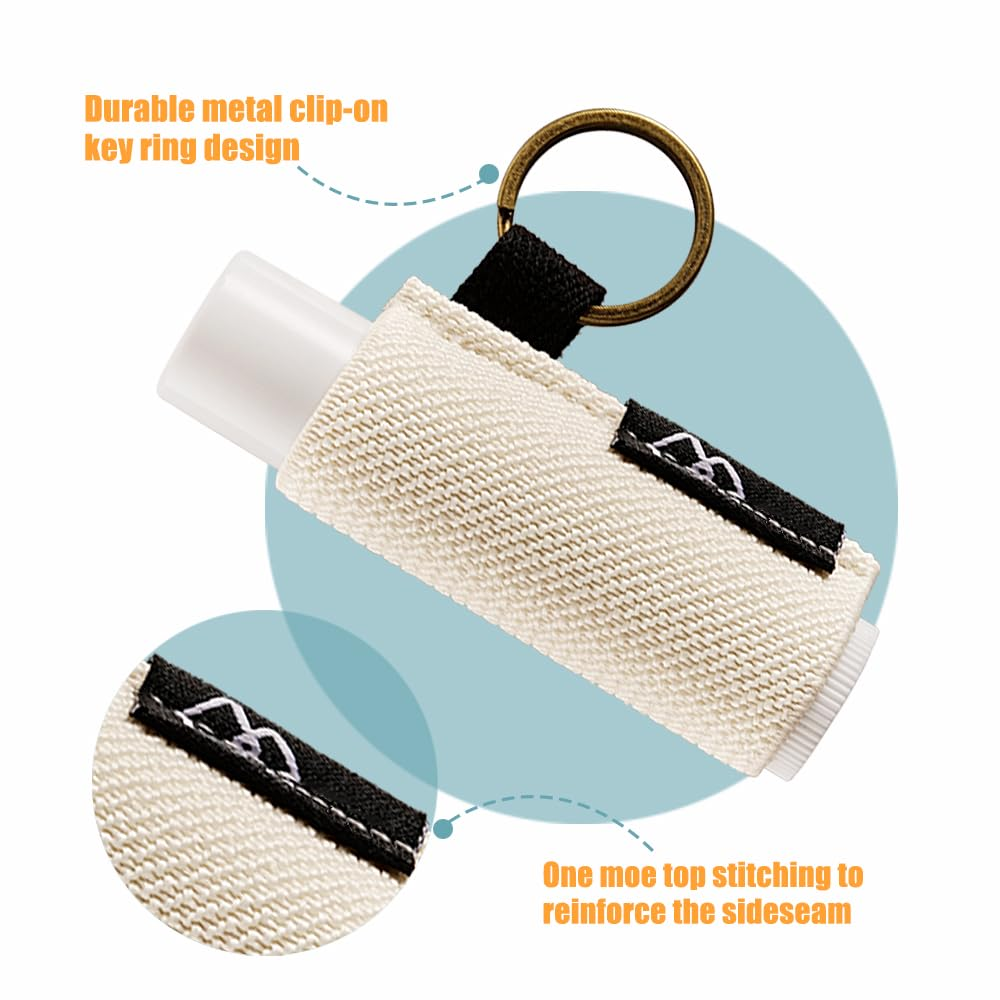 Velouria™ LipLock Keychain Lip Balm Holder