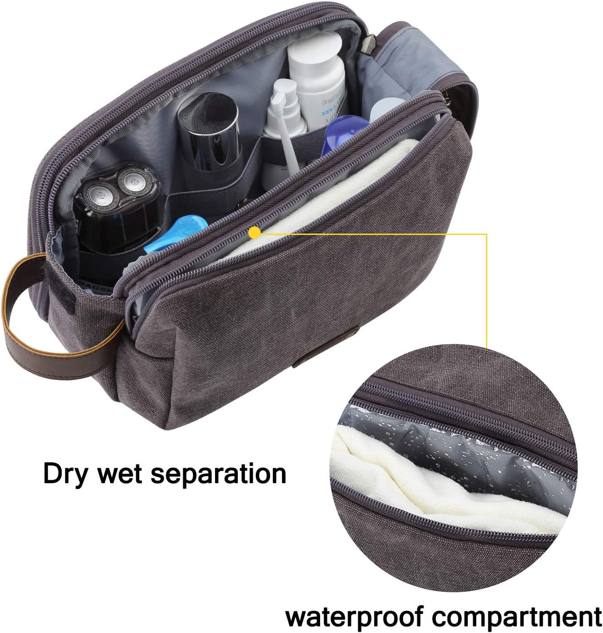Velouria Nomad™ Men's Travel Toiletry Bag