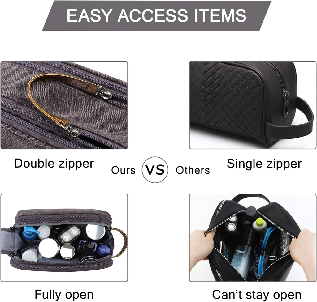 Velouria Nomad™ Men's Travel Toiletry Bag