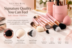 Velouria RoseMuse™ 12-Piece Makeup Brush Set