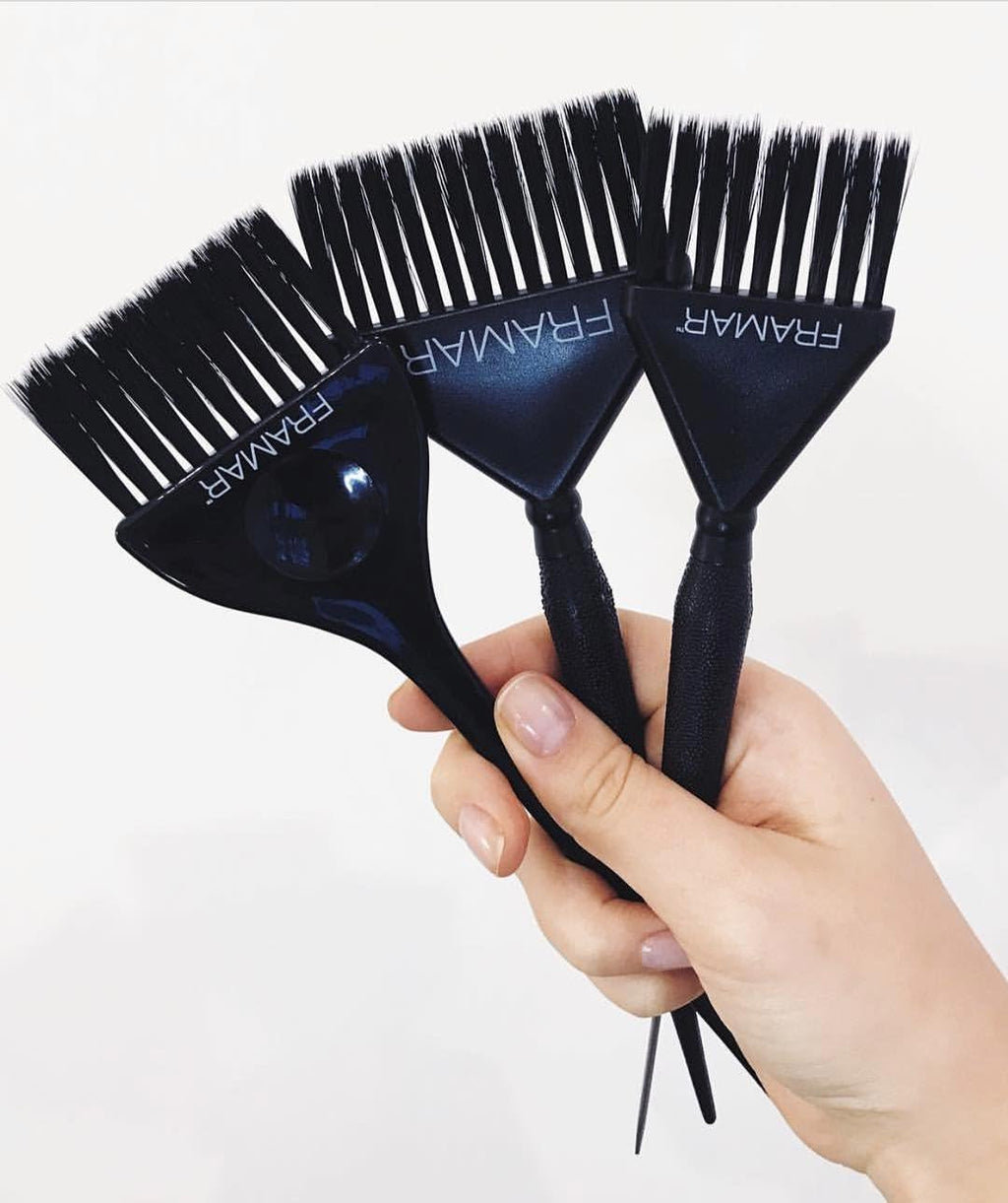 Family Hair Color Brush Set, Hair Dye Brush Kit – 3 Pack Black